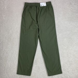 NWT Uniqlo Women's  Cotton Relaxed Ankle Pants Size Small Green Lightweight